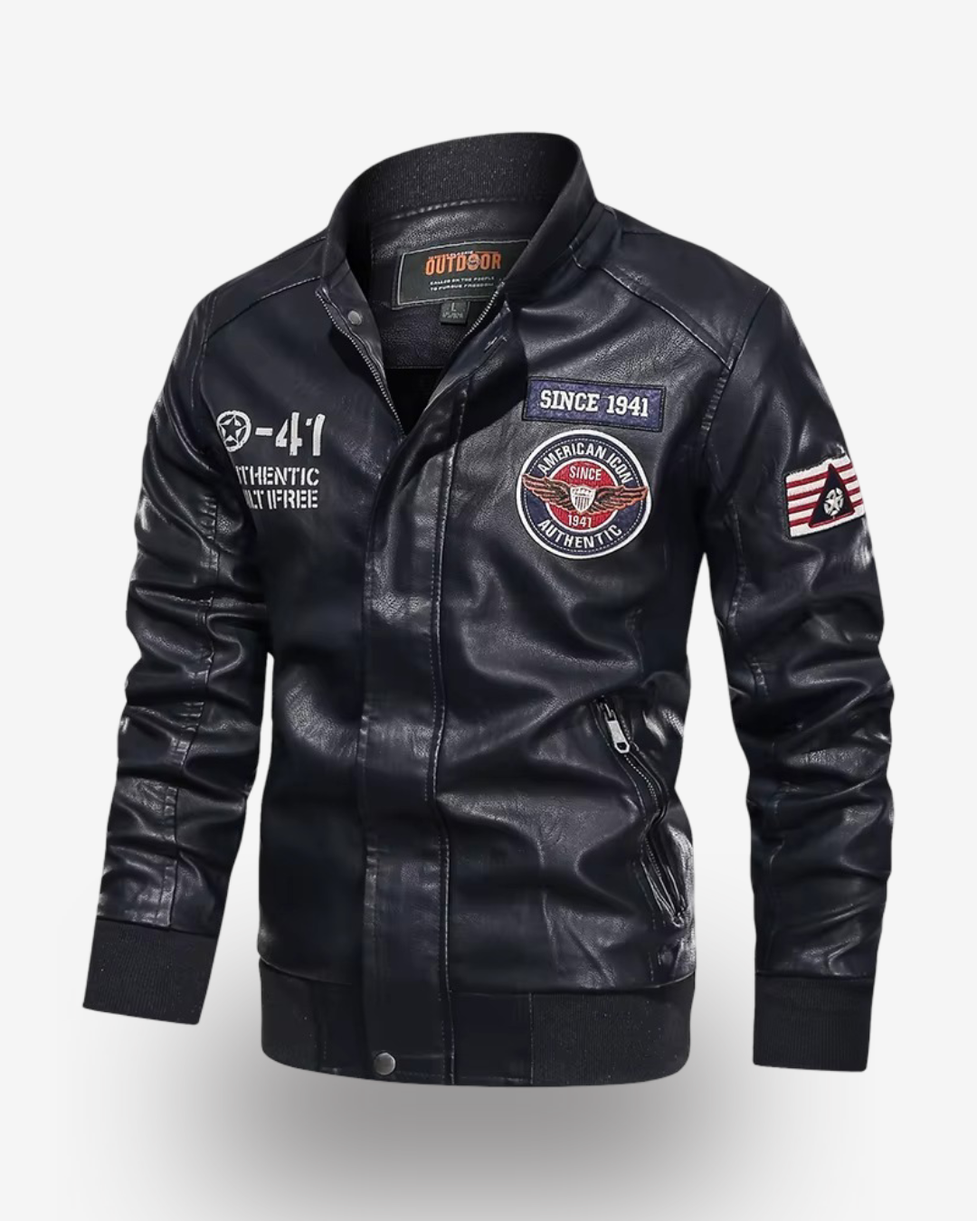 Men's Leather Jacket - Esrange