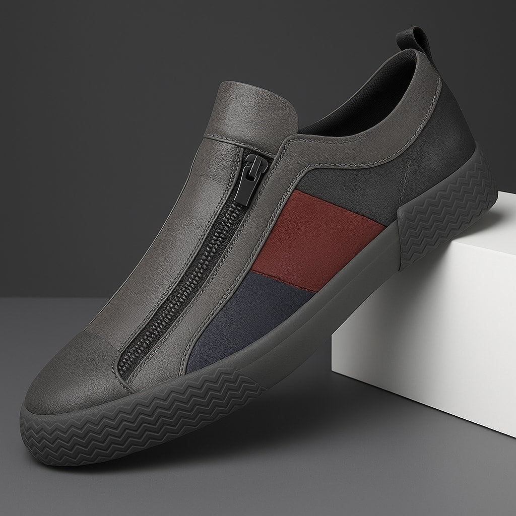 Claude Monet Leather Sneakers